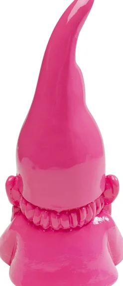 Figurka Dekoracyjna Krasnal Różowy 10x21 Cm