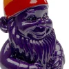 Figurka Dekoracyjna Krasnal Fioletowy Czapka Kolorowa 11 Cm