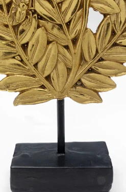 Figurka Dekoracyjna Leaves 14x30 Cm Złota