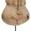 Figurka Dekoracyjna Mask African 36x56 Cm Naturalna