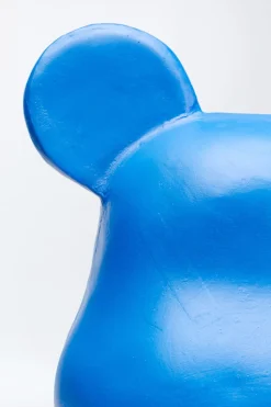 Figurka Dekoracyjna Niebieski Miś 51 Cm