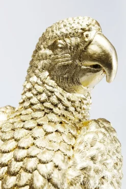 Figurka Dekoracyjna Parrot Ø26x40 Cm Czarno-złota