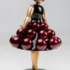 Figurka Dekoracyjna Primabalerina Fioletowa 35 Cm