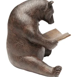 Figurka Dekoracyjna Reading Bears 20x18 Cm Brązowa