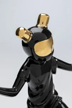 Figurka Dekoracyjna Skater Astronauta 26x21 Cm Czarna