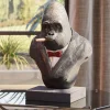 Figurka Dekoracyjna Smoking Gorilla 40x48 Cm
