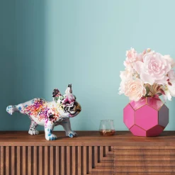 Figurka Dekoracyjna Splash Bulldog 32x21 Cm Kolorowa