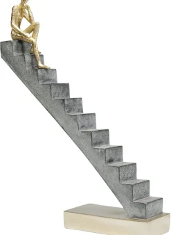 Figurka Dekoracyjna Stairway 28x37 Cm Szara