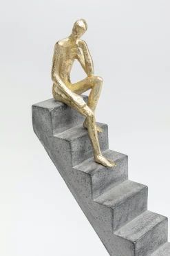 Figurka Dekoracyjna Stairway 28x37 Cm Szara