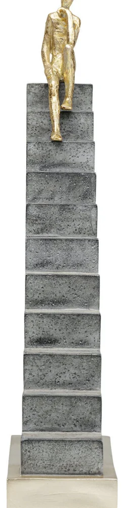 Figurka Dekoracyjna Stairway 28x37 Cm Szara