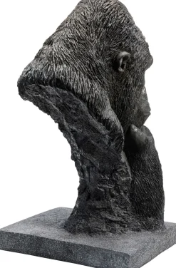 Figurka Dekoracyjna Thinking Gorilla Head 29x49 Cm