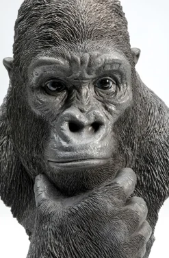 Figurka Dekoracyjna Thinking Gorilla Head 29x49 Cm
