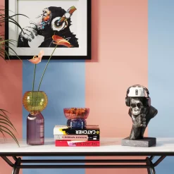 Figurka Dekoracyjna Thinking Gorilla Head 29x49 Cm