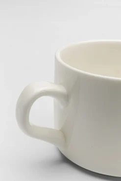 Filiżanka Ze Spodkiem Porcelana Ręcznie Malowana 160 Ml Jabłko