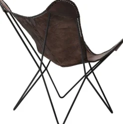 Fotel Butterfly Econo 80x87 Cm Brązowy
