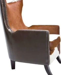 Fotel Denver Cow 76x107 Cm Skóra Naturalna