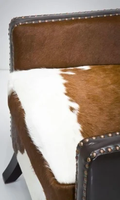 Fotel Denver Cow 76x107 Cm Skóra Naturalna