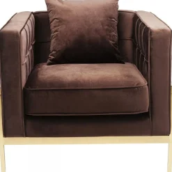 Fotel Loft 81x70 Cm Brązowy