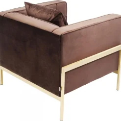 Fotel Loft 81x70 Cm Brązowy