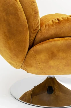 Fotel Obrotowy Cosy 81x84 Cm Bursztynowy