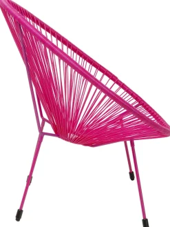 Fotel Ogrodowy Różowy żyłkowy 73x85 Cm