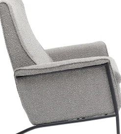 Fotel Rozkładany Nicky 72x104 Cm Recliner Szary