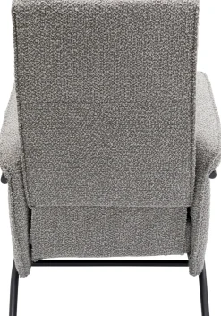 Fotel Rozkładany Nicky 72x104 Cm Recliner Szary