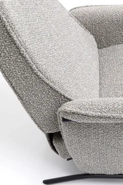 Fotel Rozkładany Nicky 72x104 Cm Recliner Szary