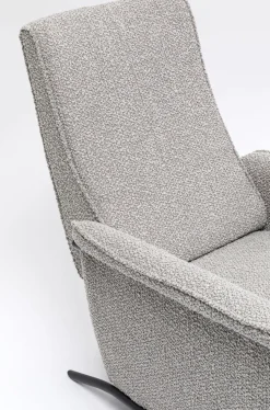 Fotel Rozkładany Nicky 72x104 Cm Recliner Szary