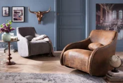 Fotel Swing Ritmo 76x83 Cm Szary