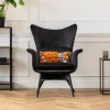Fotel Tudor Velvet 78x100 Cm Czarny
