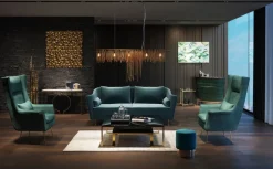 Fotel Vegas Forever Bluegreen 89x115 Cm Turkusowy
