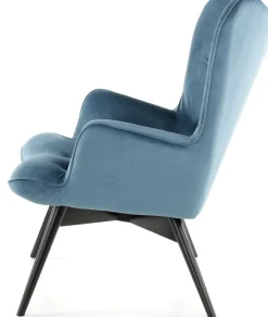 Fotel Vicky 73x94 Cm Niebieski