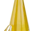Karafka Dekoracyjna żółta Ręcznie Dmuchane Szkło Ø18x53 Cm