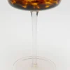 Kieliszek Do Wina Brązowy 500 Ml Nóżka Transparentna
