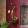 Kinkiet Heron 26x62 Cm Złoty