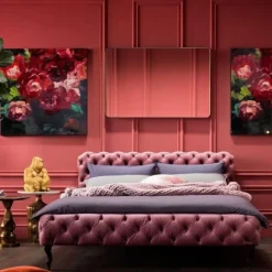 Łóżko Desire 160x200 Cm Różowe