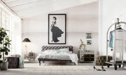 Łóżko Desire 180x200 Cm Szare
