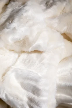 Koc Fur Polar 200x140 Kremowy