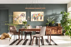 Komoda Brooklyn 145x85 Cm Jasnobrązowa