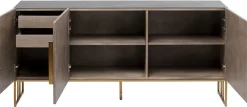 Komoda Cesaro 160x75 Cm Naturalna - Blat Ceramika