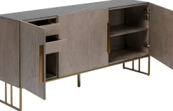 Komoda Cesaro 160x75 Cm Naturalna - Blat Ceramika