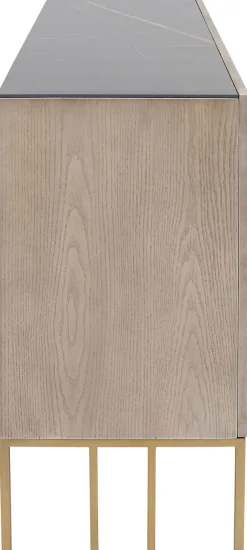 Komoda Cesaro 160x75 Cm Naturalna - Blat Ceramika