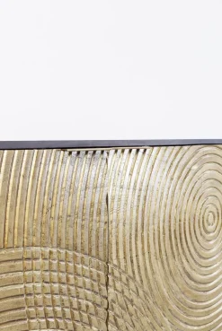 Komoda Circulo 120x150 Cm Czarno-złota