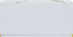 Komoda Cracked 165x80 Cm Biało-złota