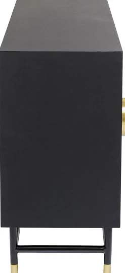 Komoda Credenza 150x80 Cm Czarna
