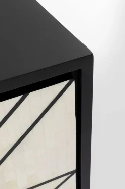 Komoda Credenza 150x80 Cm Czarna