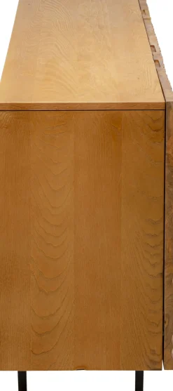 Komoda 3-drzwiowa Do Salonu Drewno Mango Ręczne Wykonanie 160x75 Cm