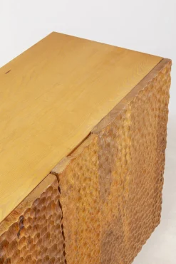 Komoda 3-drzwiowa Do Salonu Drewno Mango Ręczne Wykonanie 160x75 Cm