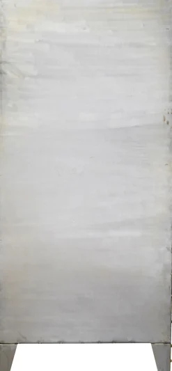 Komoda 1-drzwiowa Loft Złota Stalowa 66x152 Cm